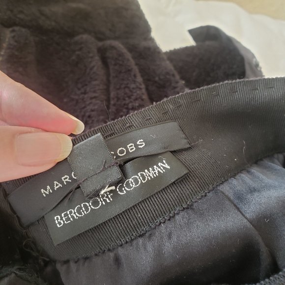 Marc Jacobs - Textured black skirt - Size 8 - Picture 14 of 15